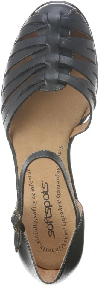 Comfortiva Tatianna - Soft Spots - Sandals for Women - Leather Upper - Adjustable Ankle Strap - Lightweight