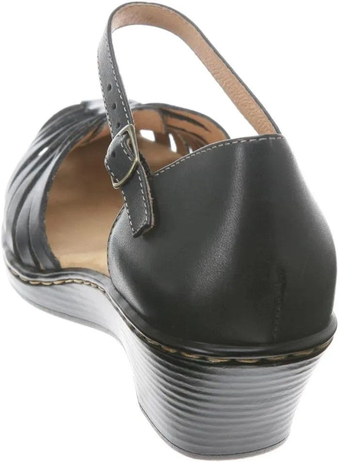 Comfortiva Tatianna - Soft Spots - Sandals for Women - Leather Upper - Adjustable Ankle Strap - Lightweight