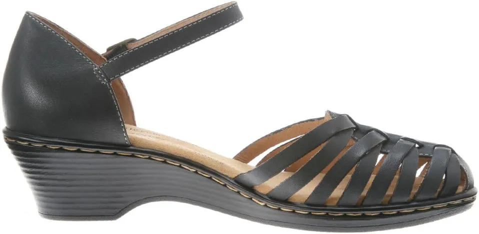 Comfortiva Tatianna - Soft Spots - Sandals for Women - Leather Upper - Adjustable Ankle Strap - Lightweight