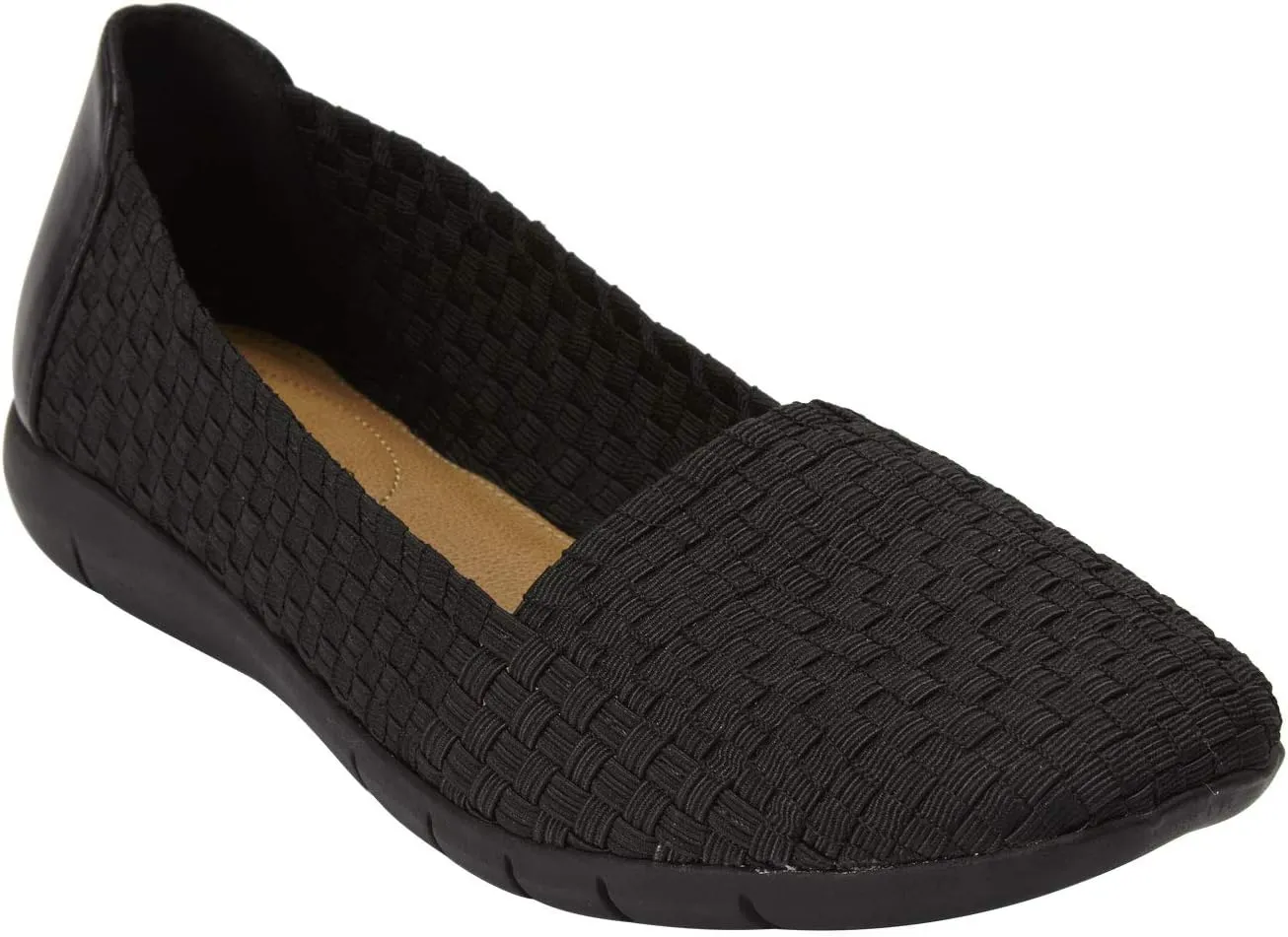 Comfortview Women's The Bethany Slip On Flat (Wide Widths Available)
