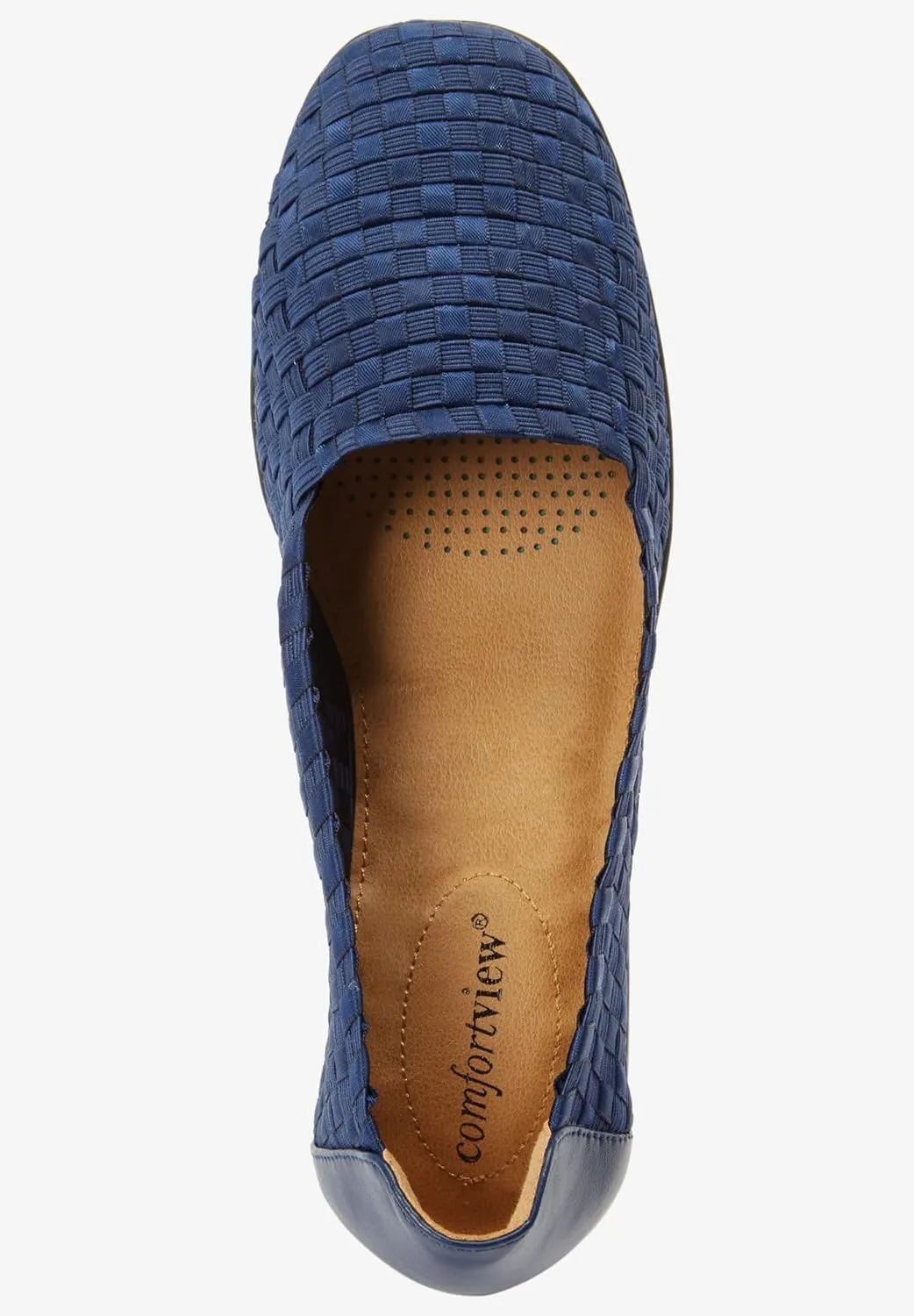 Comfortview Women's The Bethany Slip On Flat (Wide Widths Available)