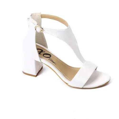 Comfy Heel Back Zipper Sandal