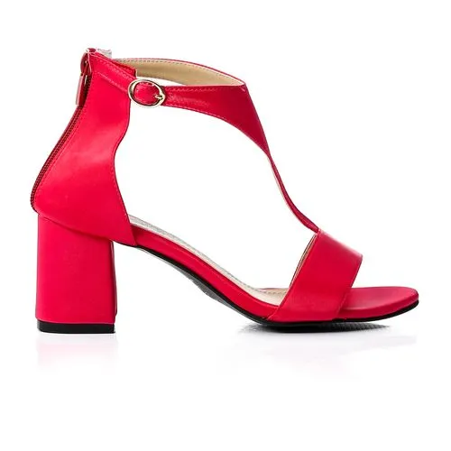 Comfy Heel Back Zipper Sandal