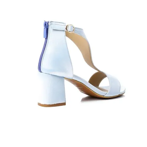 Comfy Heel Back Zipper Sandal
