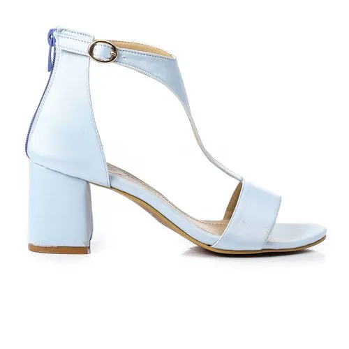 Comfy Heel Back Zipper Sandal