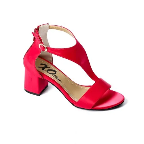 Comfy Heel Back Zipper Sandal
