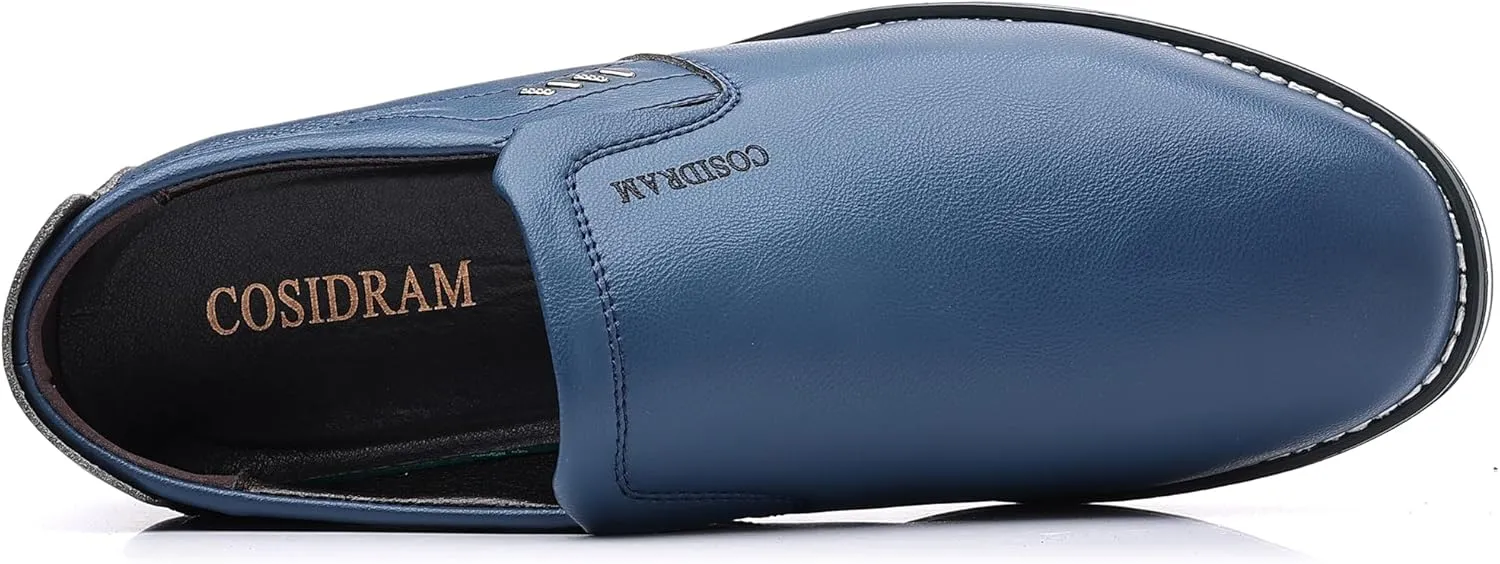 COSIDRAM Mens Casual Shoes Slip on Loafers Lightweight Hollow Out Breathable Male Shoes