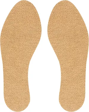 Cotton Flat Shoe Insert for Sandals & Sockless Shoes, Comfortable Shoe Insoles with Sweat-Absorbent Natural Fiber & Non-Slip Silicone Grip, Narrow-Cut Shoe Inserts for Women, Brown, Size 39 - SoxsolS