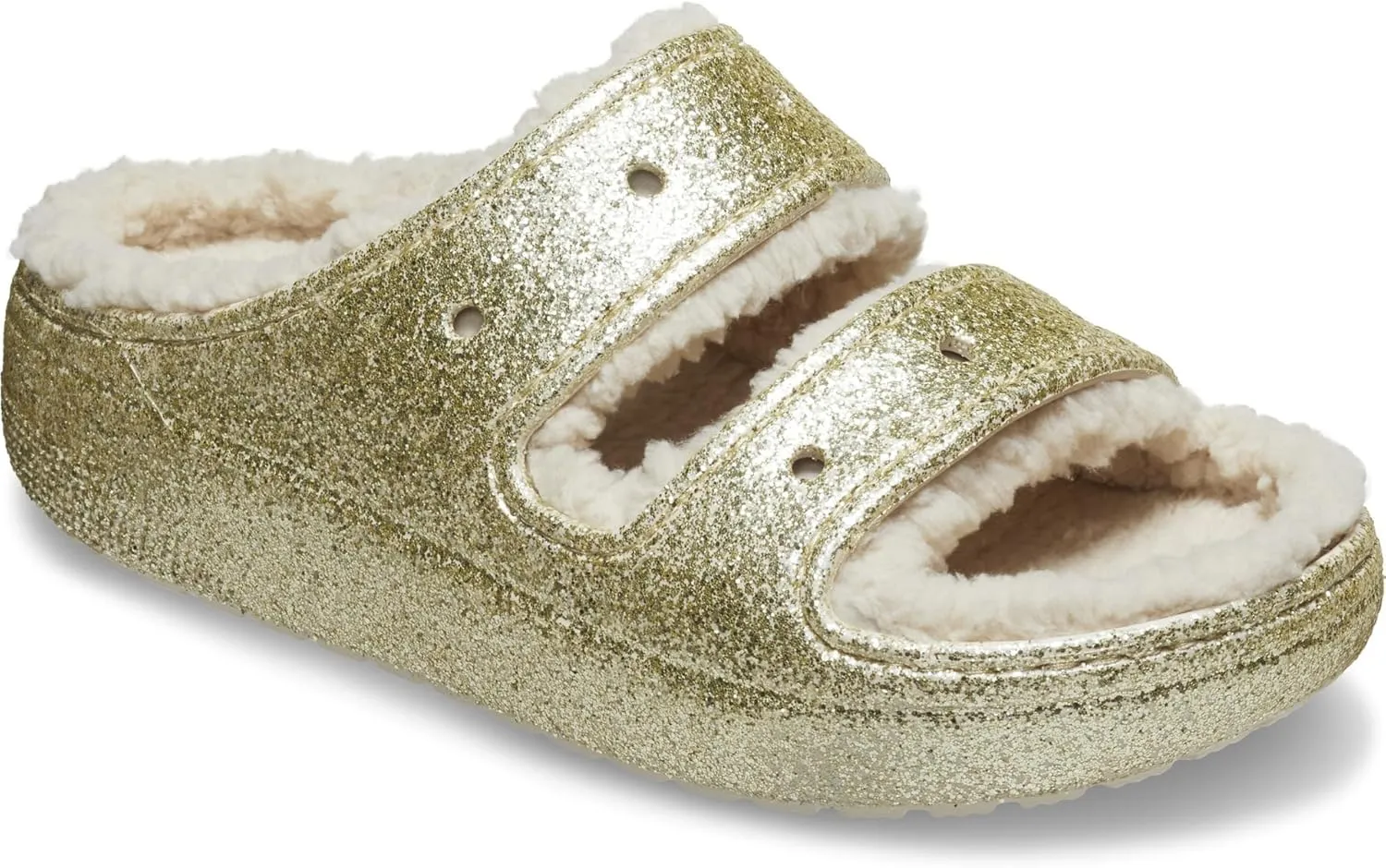 Crocs Unisex-Adult Classic Cozzzy Platform Sandals | Fuzzy Slippers Slide