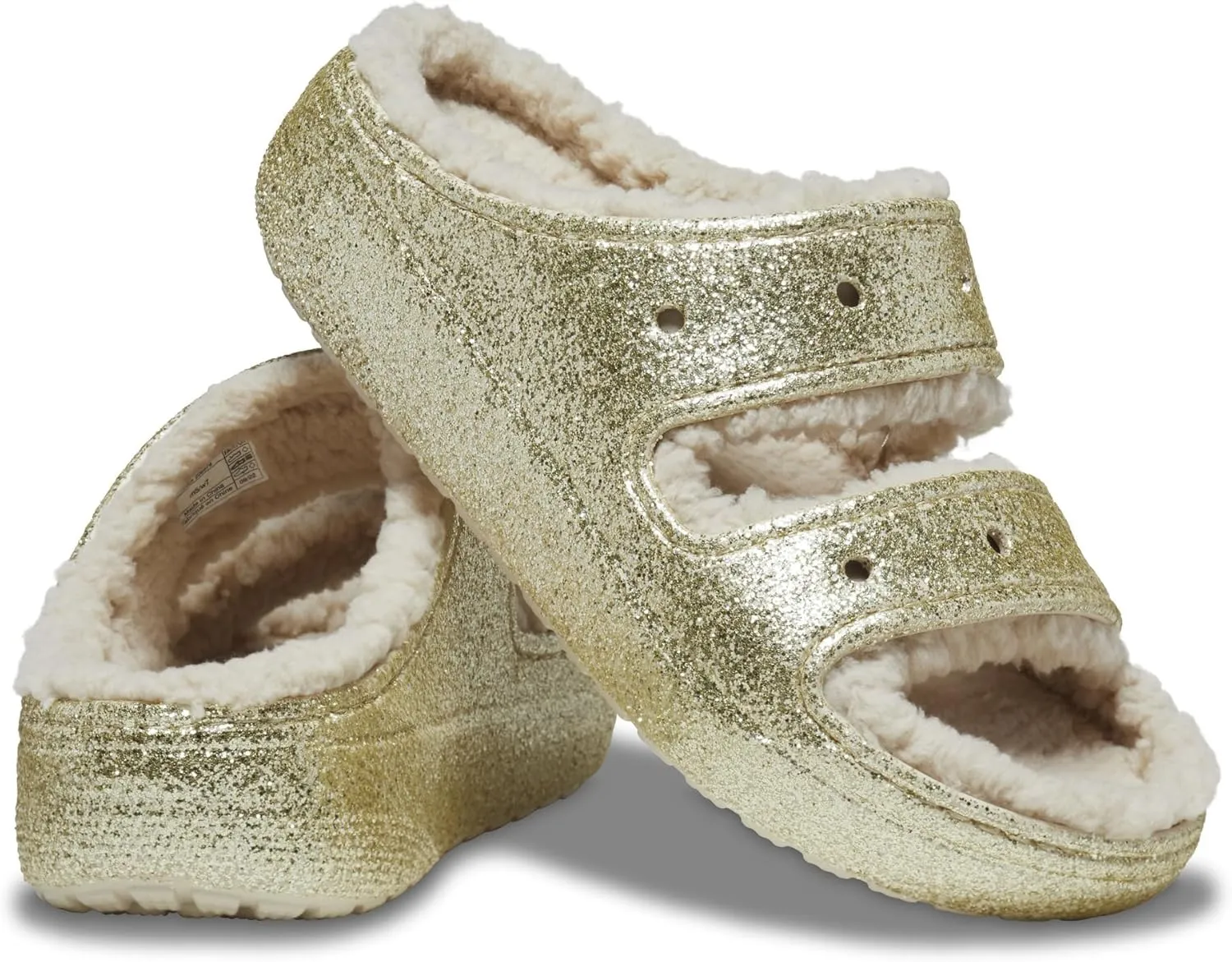 Crocs Unisex-Adult Classic Cozzzy Platform Sandals | Fuzzy Slippers Slide