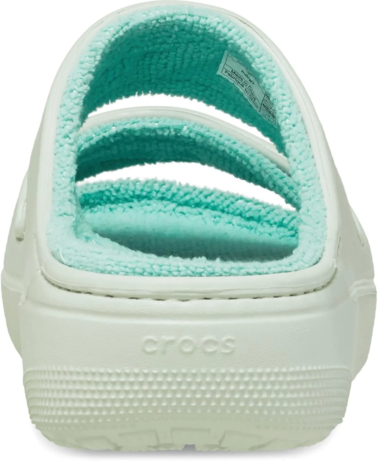 Crocs Unisex-Adult Classic Cozzzy Towel Sandals, Fuzzy Slippers and Slides