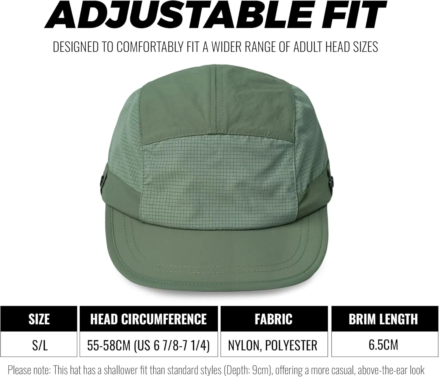 Croogo Quick Dry 5 Panel Baseball Cap Lightweight Flat Brim Trucker Hats Dad Hat Summer Sports Caps Umpire Sun Hats