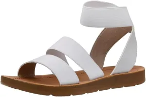 CUSHIONAIRE Women's Indego Stretch Sandal