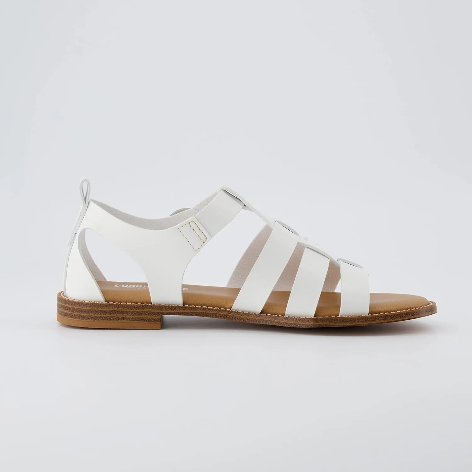 CUSHIONAIRE Women's Lotus fisherman sandal  Memory Foam, Wide Widths Available