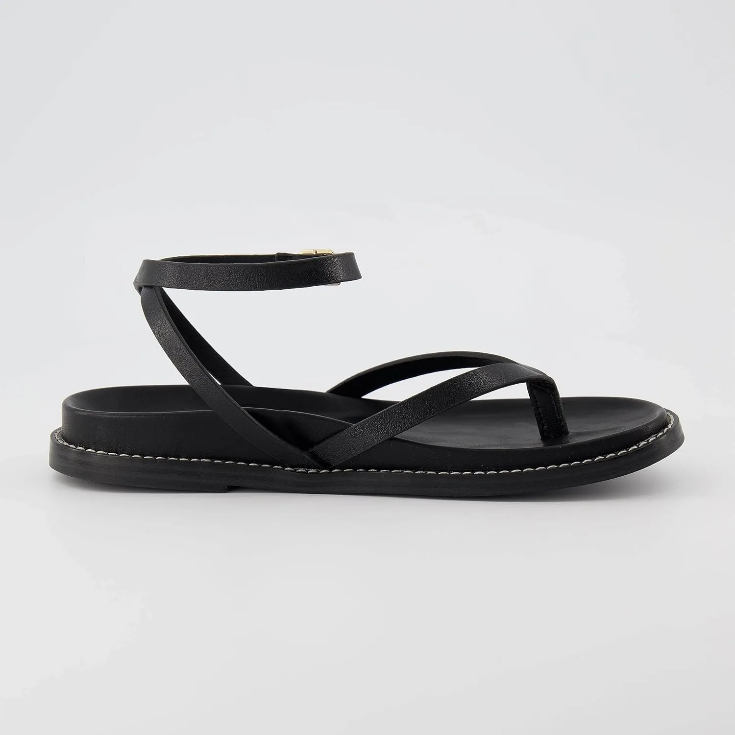 CUSHIONAIRE Women's Novel footbed sandal with  Comfort, Wide Widths Available