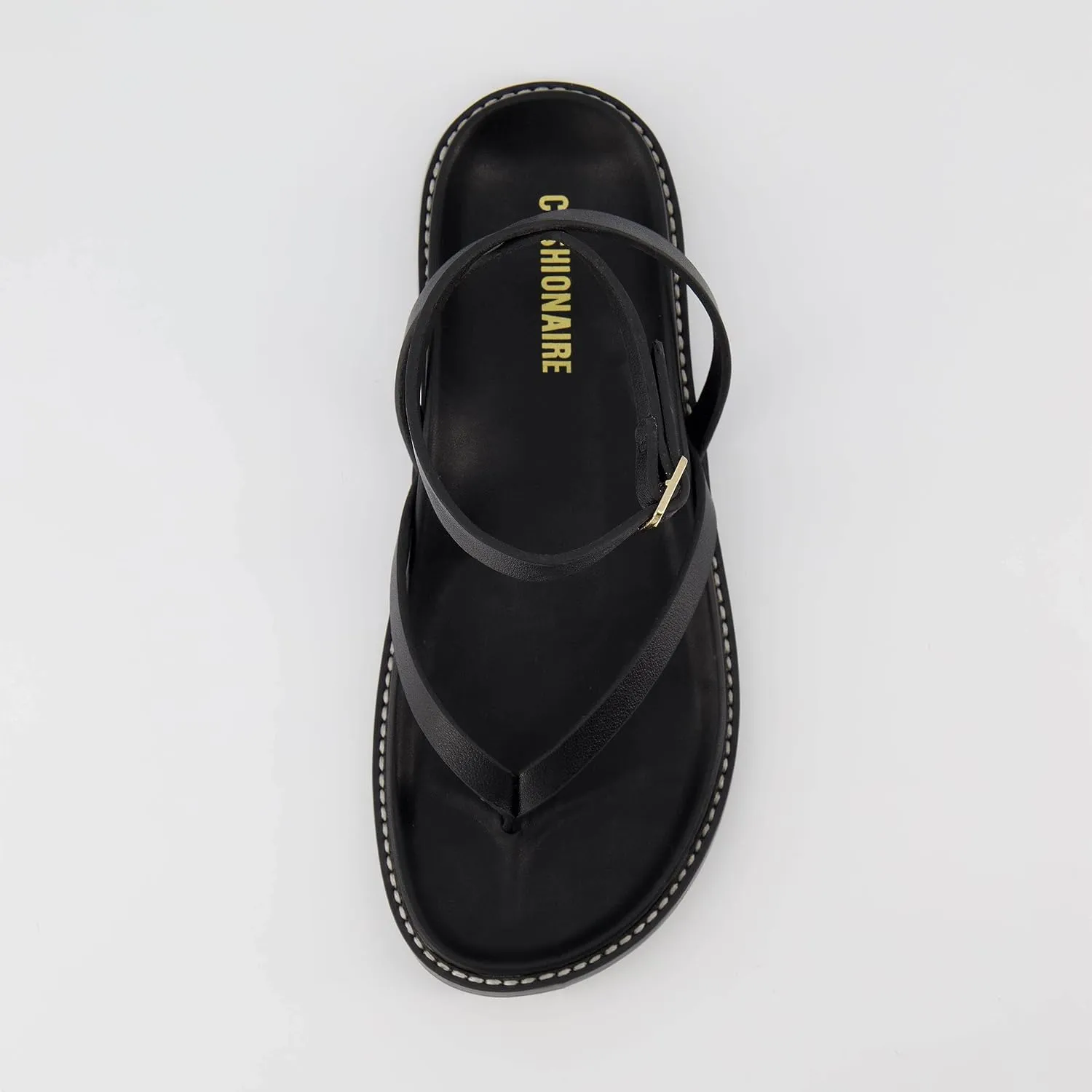CUSHIONAIRE Women's Novel footbed sandal with  Comfort, Wide Widths Available