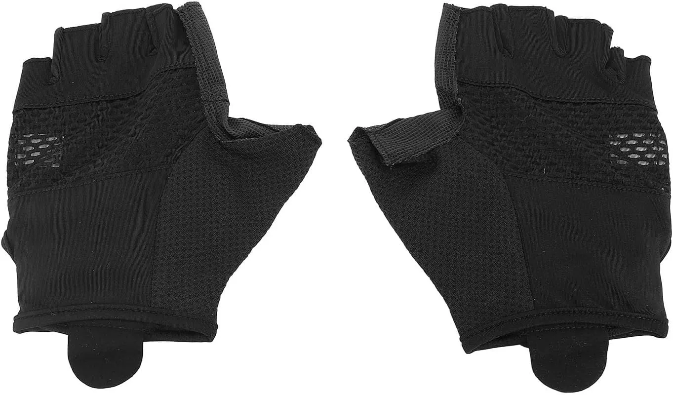 Cycling Gloves Black Breathable Shock Absorbing Biking Gloves for Road Bike Summer