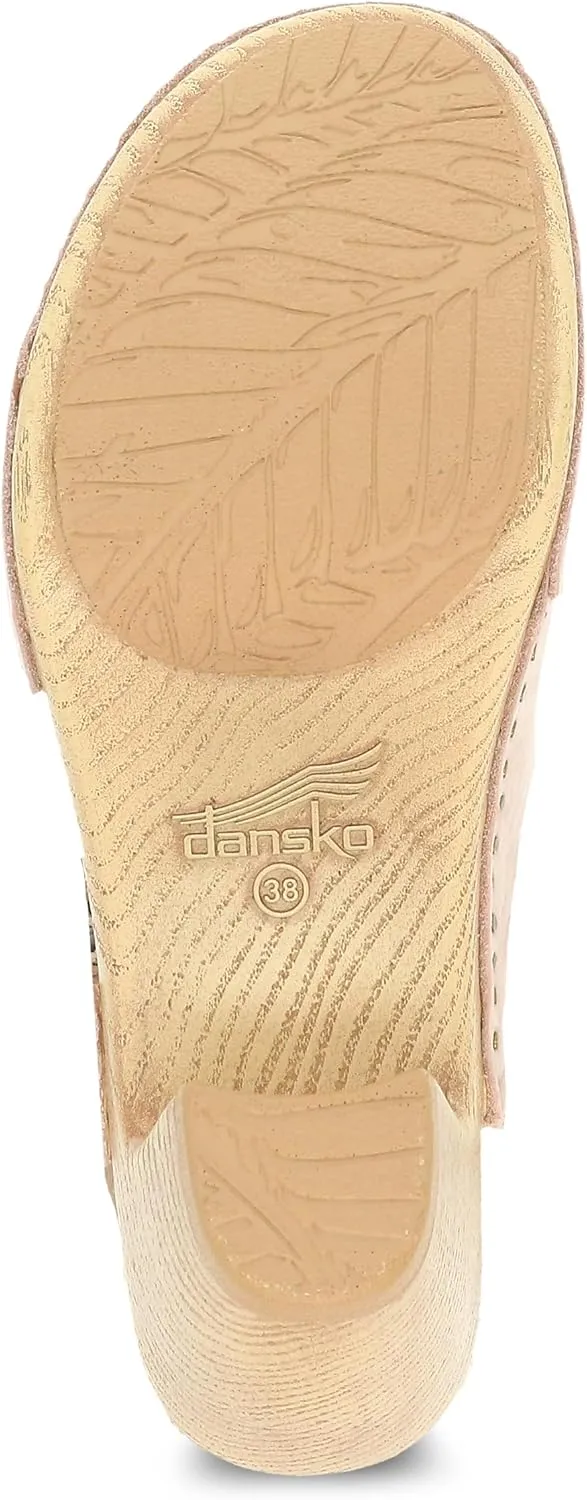 Dansko Taytum Closed-Toe Assymetrical Sandal for Women - Quality Leathers Treated with Scotchgard for Stain Resistance - Cushioned, Contoured Footbed for All-Day Comfort