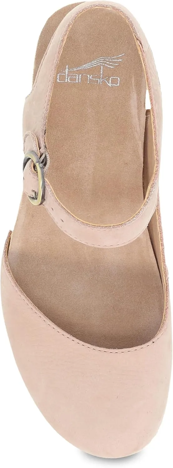 Dansko Taytum Closed-Toe Assymetrical Sandal for Women - Quality Leathers Treated with Scotchgard for Stain Resistance - Cushioned, Contoured Footbed for All-Day Comfort