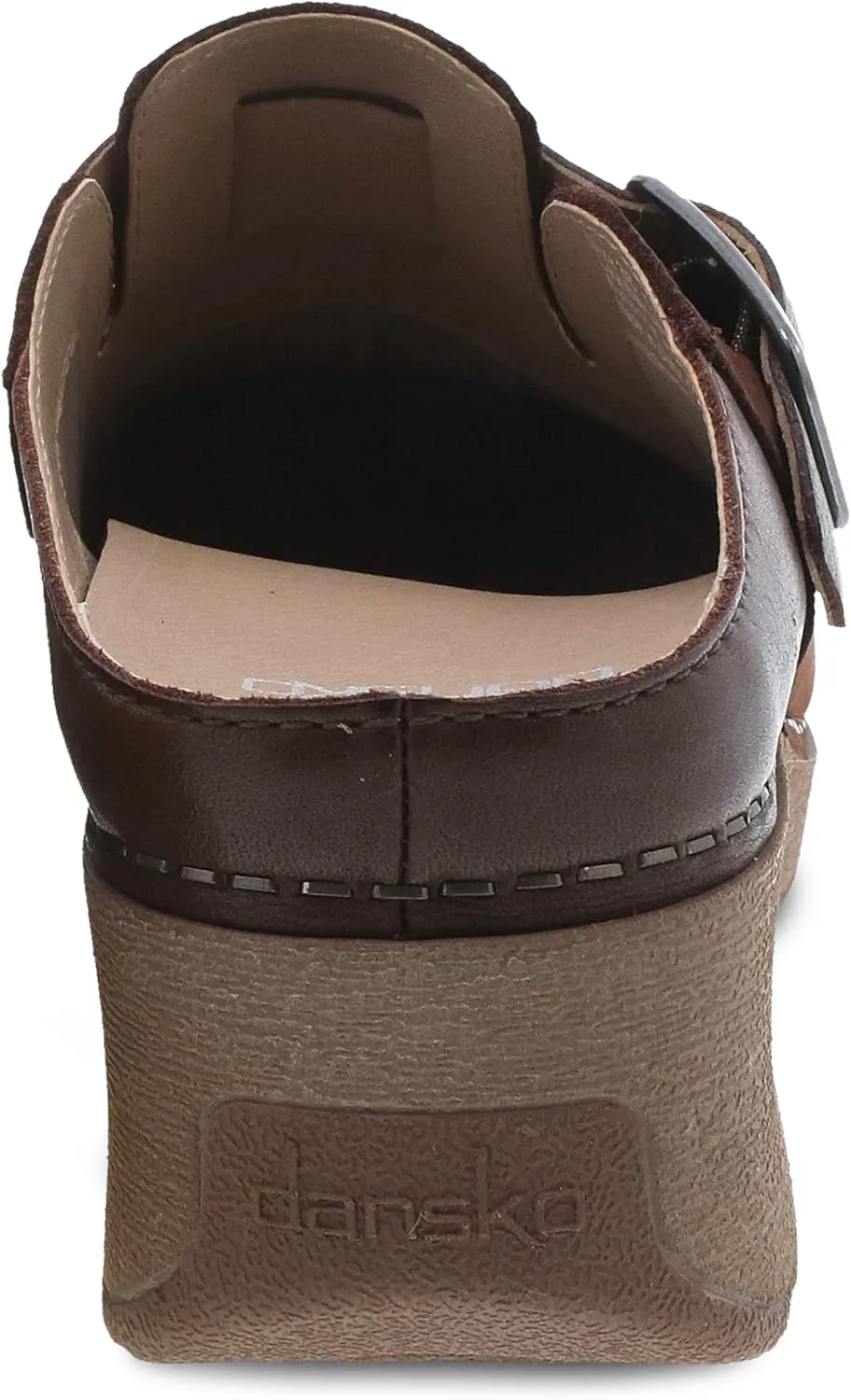 Dansko Womens CAIA Nubuck Mule - Comfort Shoes, Arch Support, Wedge