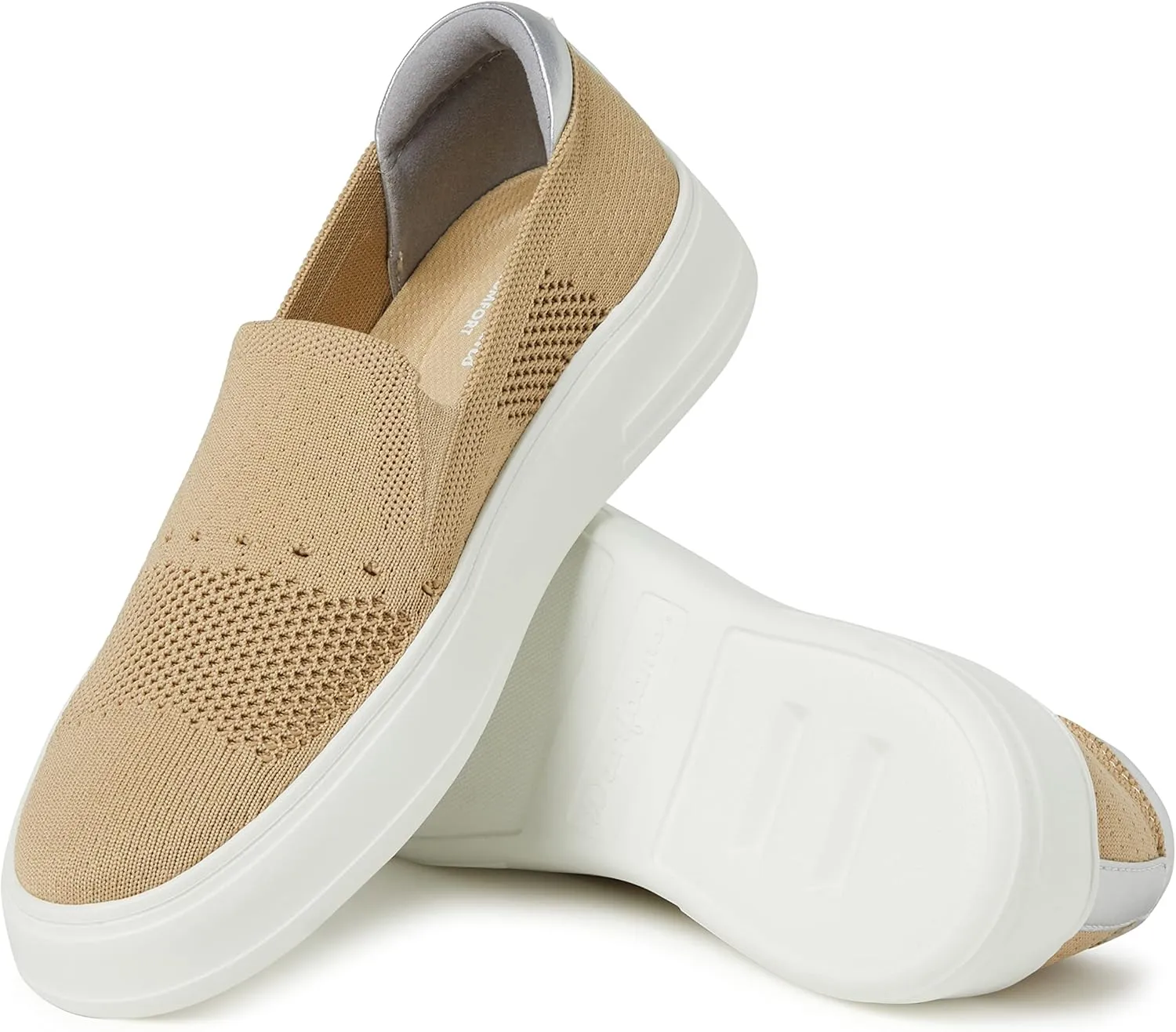 Dearfoams Women's Slip-On Lightweight Comfortable Sophie Loafers with Arch Support
