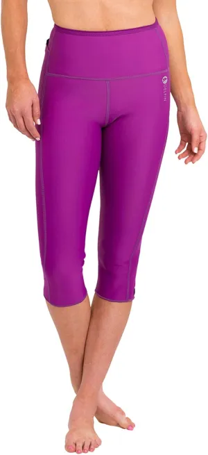 Delfin Spa Women's Heat Maximizing Neoprene Workout Capris