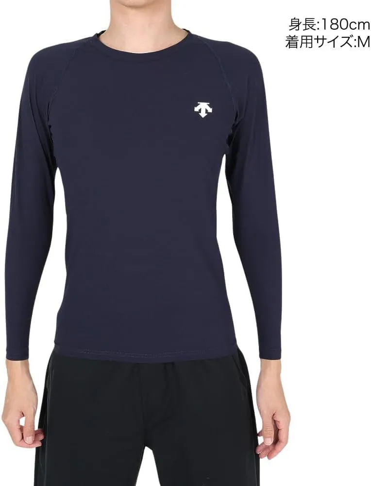 Descente Undershirt, Sweat Absorbent, Quick Drying, Stretch, D Slit Cut, Volleyball, Baseball
