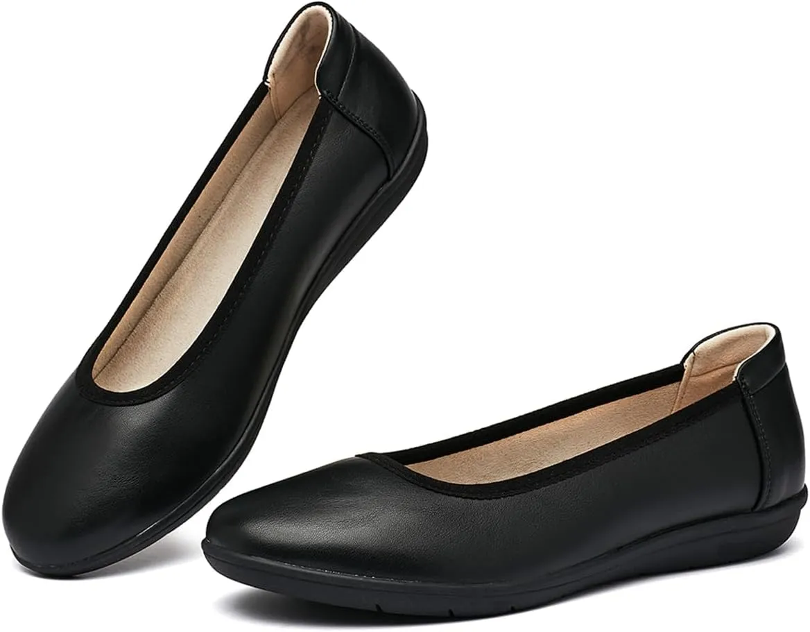DeYashopin Women's Flats Shoes Non-Slip Ballet Shoes for Dressy Occasions,Walking and Driving Lightweight & Flexible for Comfort