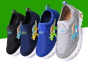 Dinosaur Slip-On Sneakers