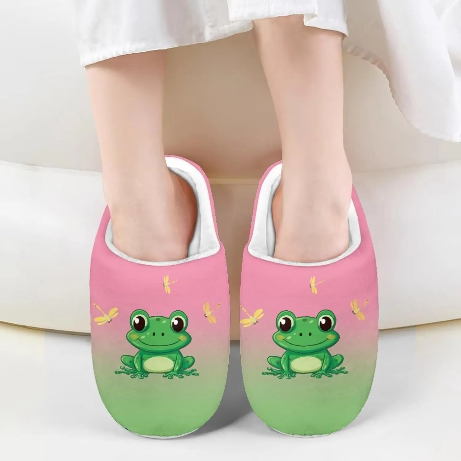 DISNIMO Kids Slippers Household Anti-Slip Indoor Home Bedroom Slippers for Girls and Boys 9-14.5