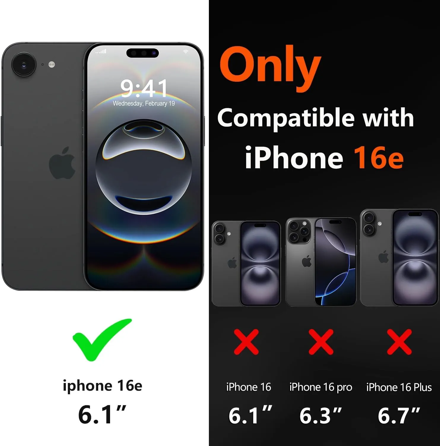 Diverbox for iPhone 16e Case [Compatible with MagSafe] [Shockproof] [Dropproof] [with Screen Protector ] Heavy Duty Protection Phone Case Cover for Apple iPhone 16e 2025 6.1 inch (Blue)
