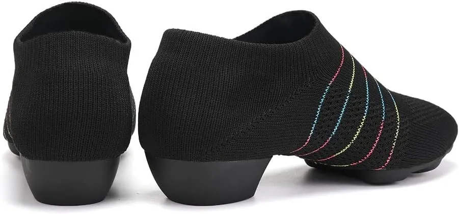 DKZSYIM Women's Standard Practice Social Dance Shoes Modern Jazz Ballroom Performance Pratice Dancing Shoes,Model SSZZX