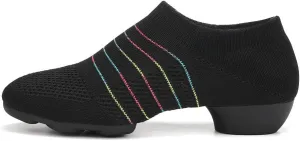 DKZSYIM Women's Standard Practice Social Dance Shoes Modern Jazz Ballroom Performance Pratice Dancing Shoes,Model SSZZX