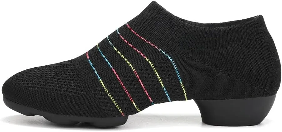 DKZSYIM Women's Standard Practice Social Dance Shoes Modern Jazz Ballroom Performance Pratice Dancing Shoes,Model SSZZX