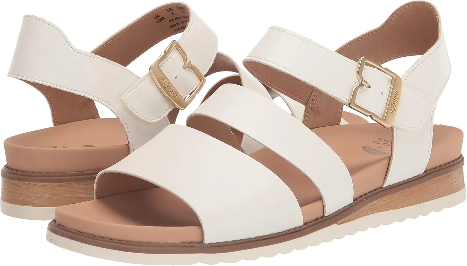 Dr. Scholl's Shoes Women's Island Glow Strappy Flat Sandal