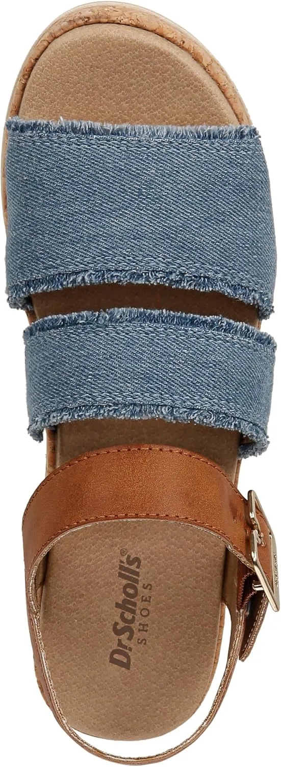 Dr. Scholl's Shoes Women's Once Twice Espadrille Wedge Sandal