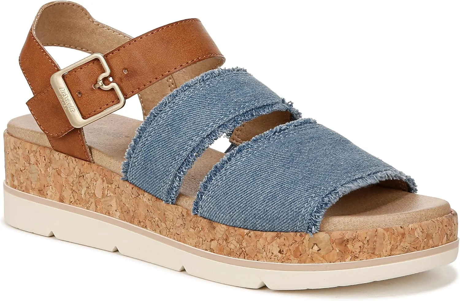 Dr. Scholl's Shoes Women's Once Twice Espadrille Wedge Sandal