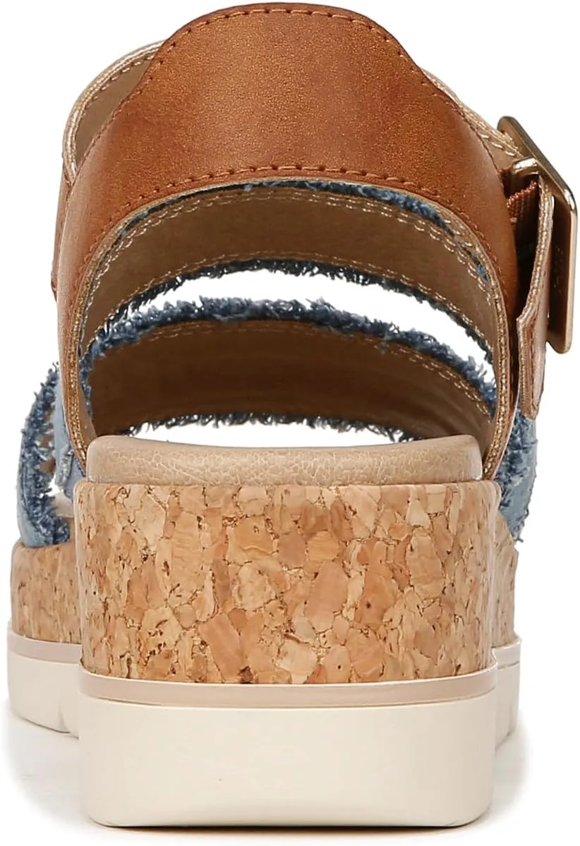 Dr. Scholl's Shoes Women's Once Twice Espadrille Wedge Sandal