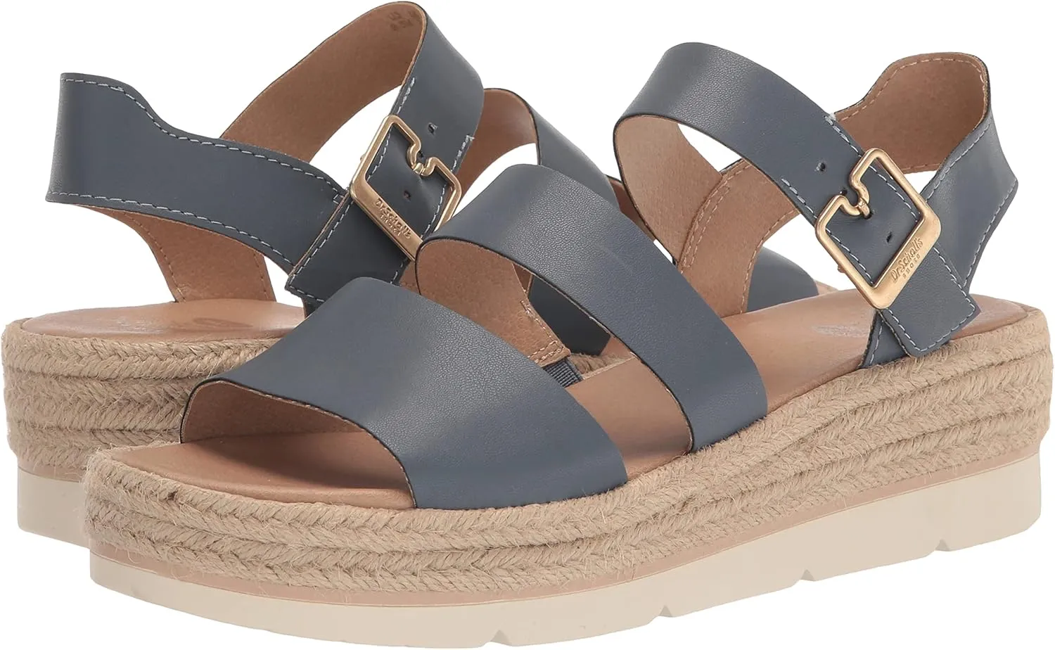 Dr. Scholl's Women's Once Twice Espadrille Platform Wedge Sandal