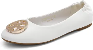 DREAM PAIRS Women's Ballet Flats Shoes Round Toe Slip On Comfortable Dressy Shoes