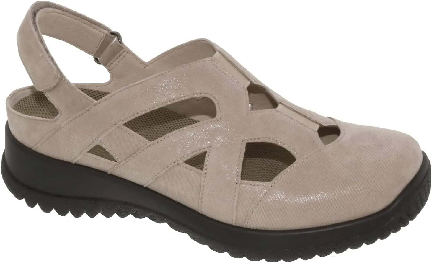 Drew Women's Smiles Casual Comfortable Sandal with Adjustable Heel Strap