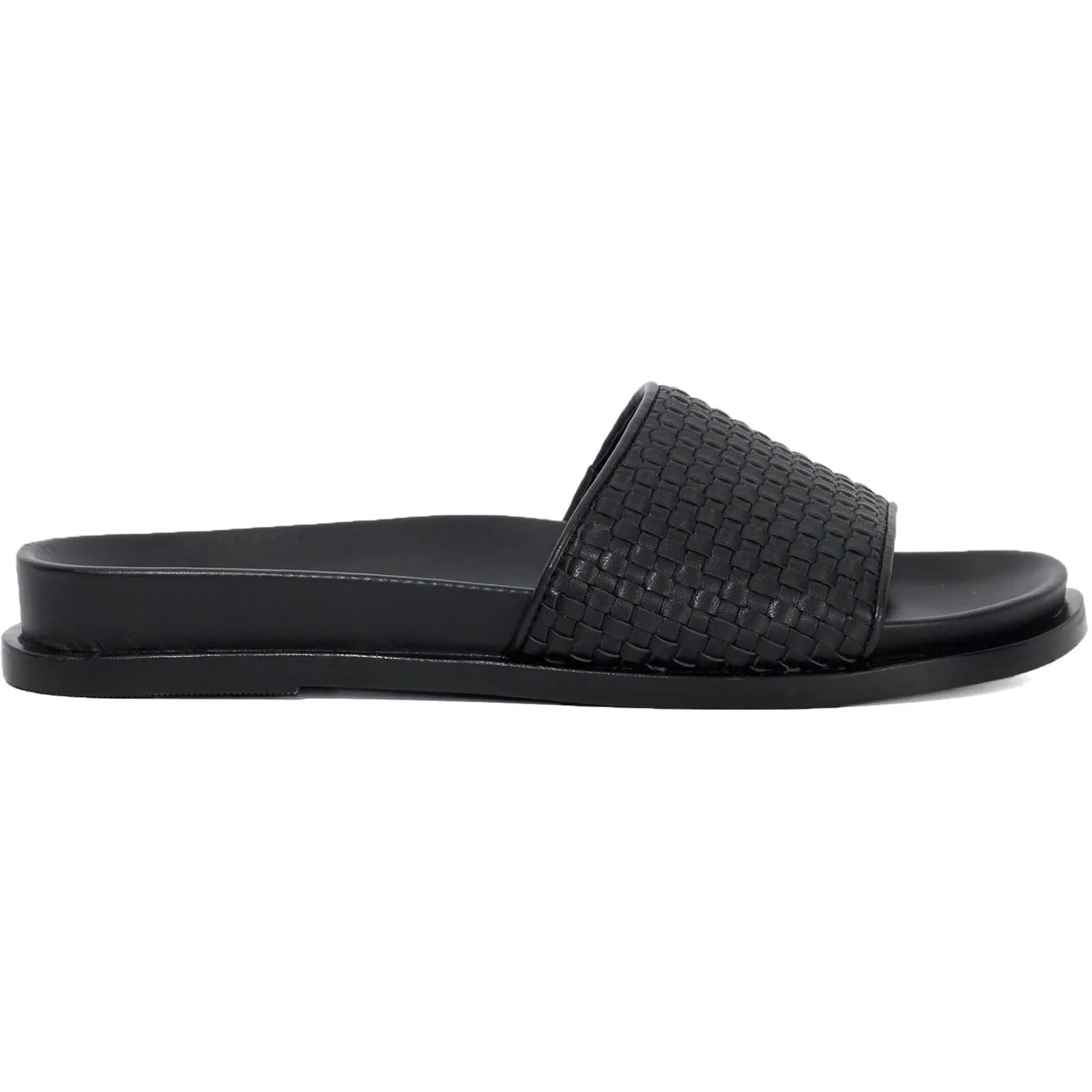 Dune Lilas Women's Black Sandals