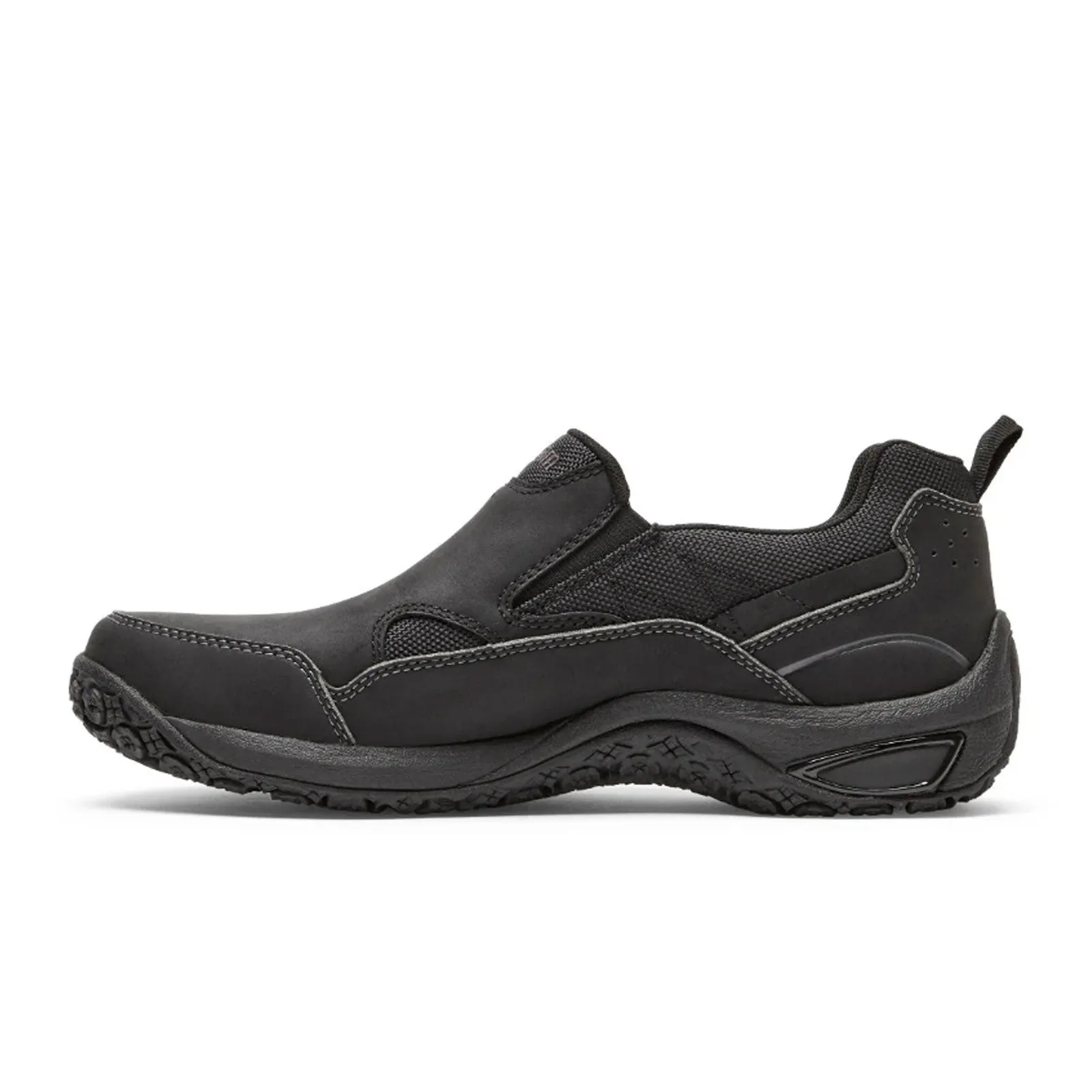 Dunham Ludlow Cloud Plus Slip On (Men) - Black Leather