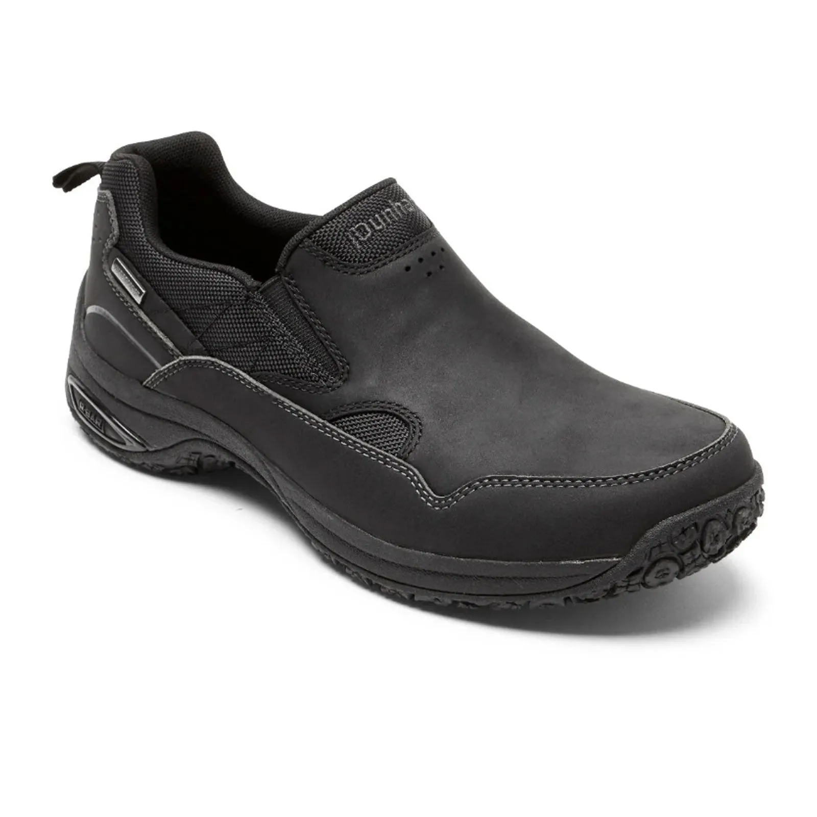 Dunham Ludlow Cloud Plus Slip On (Men) - Black Leather