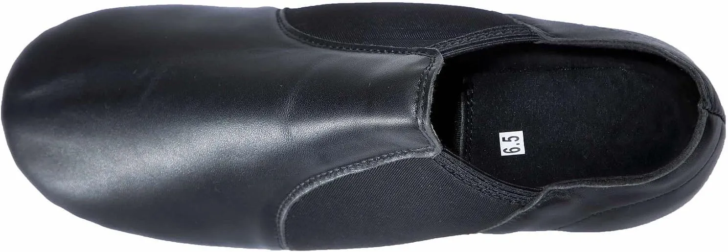 Dynadans Women's Leather Upper Slip-on Jazz Shoe