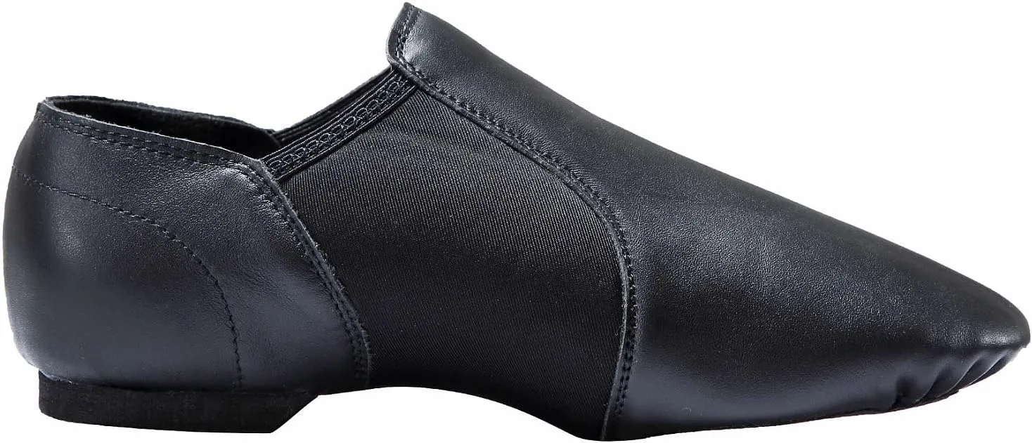 Dynadans Women's Leather Upper Slip-on Jazz Shoe