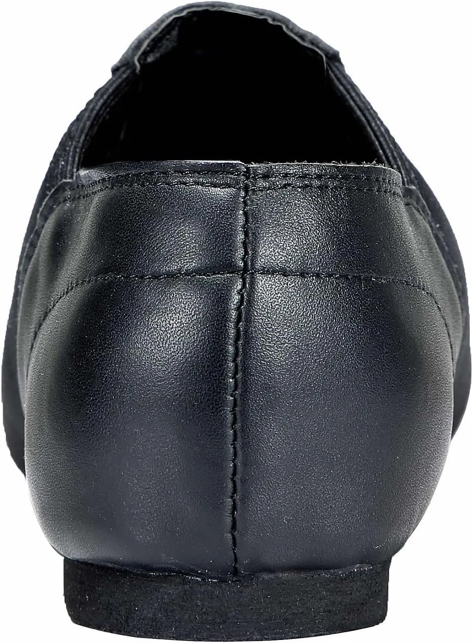 Dynadans Women's Leather Upper Slip-on Jazz Shoe