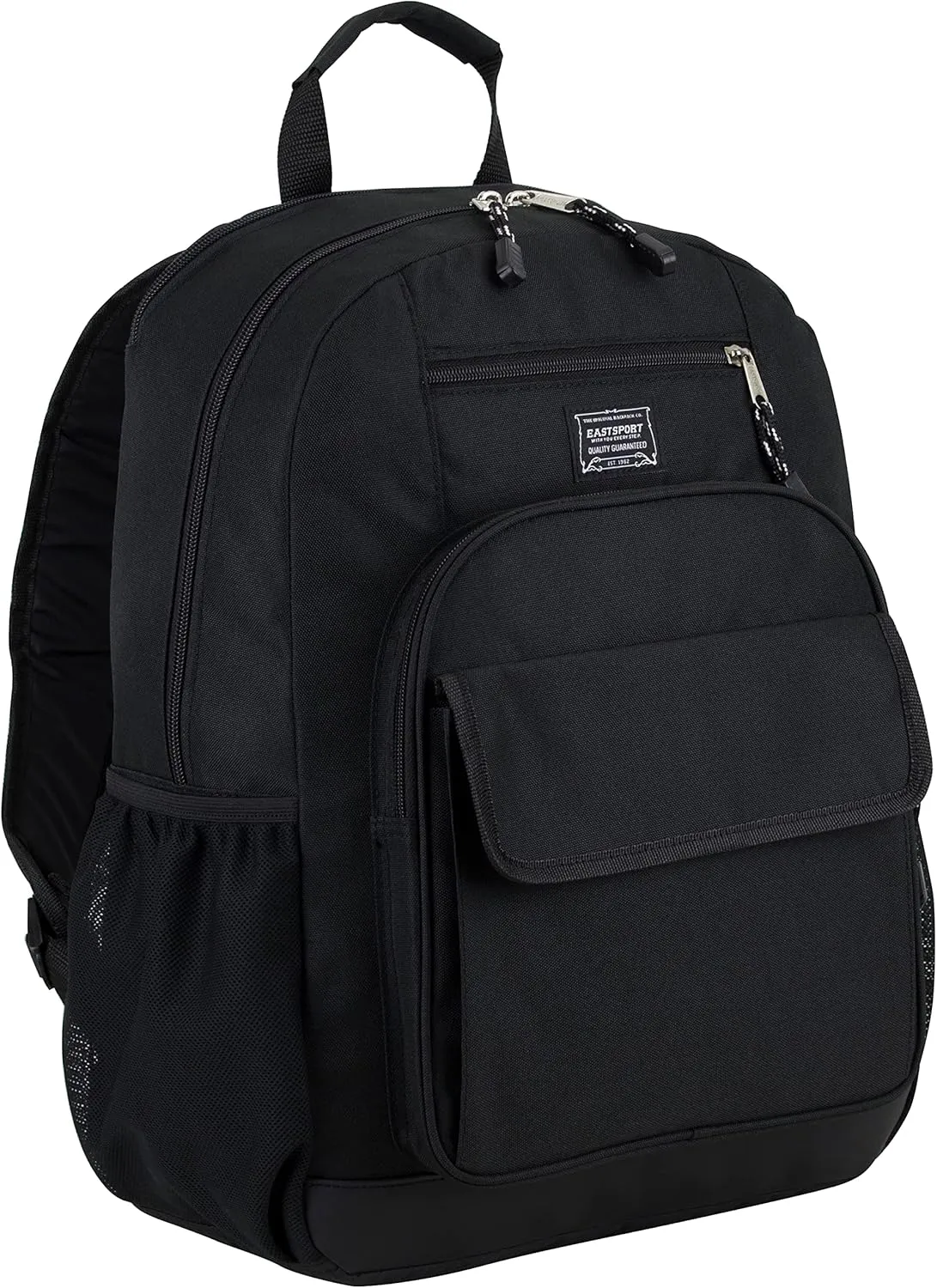Eastsport Travel Luggage Carry On Weekender Backpack Daypack Large Tech Laptop Bag for Work, Gym, Hiking, Black