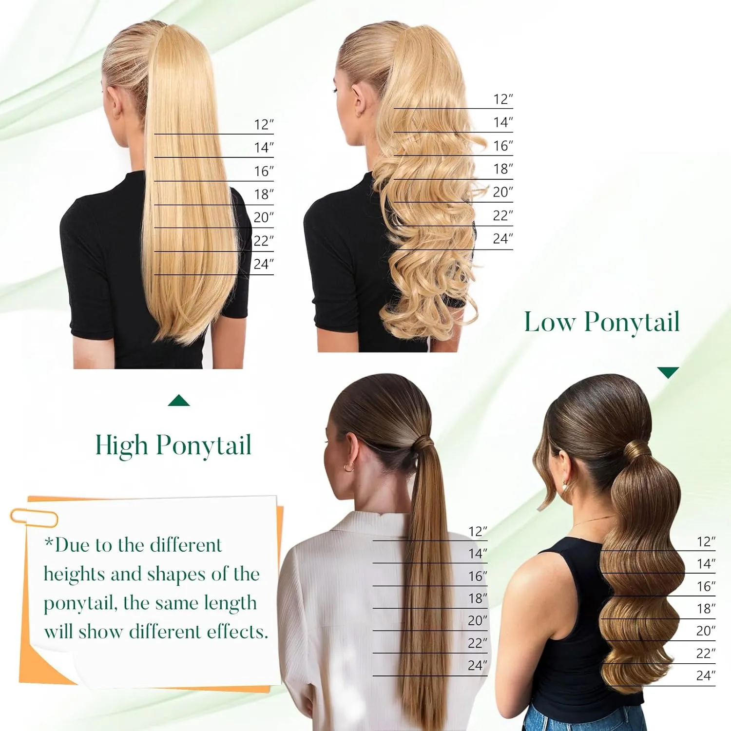 Easyouth Pony Tails Hair Extension Natural Ponytail Extensions Human Hair Ash Blonde Highlighted Bleach Blonde Wrap Around Ponytail Hair Extension Human Hair Blendable 12Inch 70g