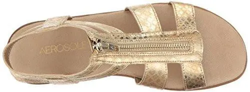 Encychlopedia Gladiator Sandal Gold Snake 6 M Us